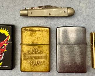 Zippo Lighters & MOP Pocket Knife