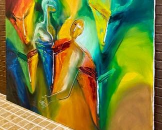 Oil on Canvas, Signed
