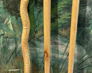 Carved Wood Canes