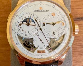 Jaeger-LeCoultre 18K Duometre Watch - Available for presale. Please call 774/922-2620.