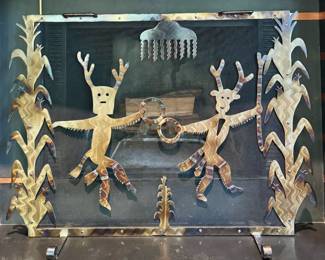 Hand Forged Fireplace Screen