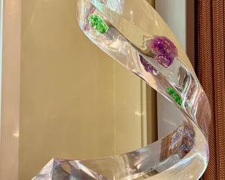 Abstract Acrylic Sculpture