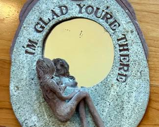 Signed Art Pottery Mirror