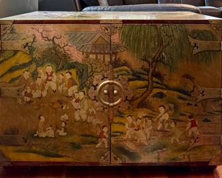 (2) Chinoiserie Side Tables