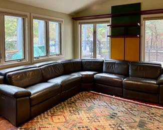 Stressless Leather Sectional Sofa
