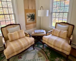 (2) Custom Upholstered Armchairs