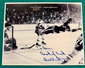 Autographed Bobby Orr Photograph