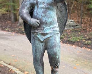 Bronze Garden Statue