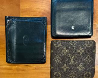 Christian Dior, Mont Blanc & Louis Vuitton Wallets