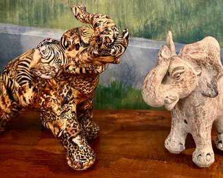 La Vie Ceramic & Terracotta Elephant