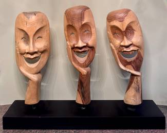 Hand Carved Wood Masks