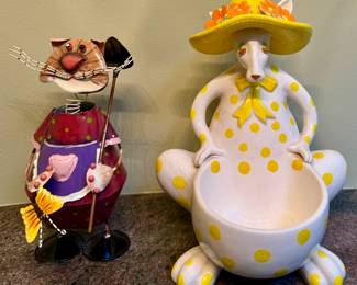 Whimsical Cat & Fitz & Floyd Appetizer Dish