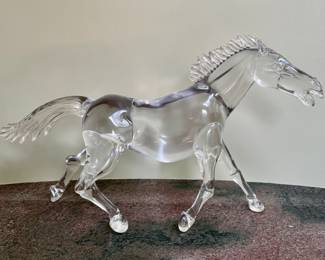 Art Glass Horse, Signed Arnaldo Zanella