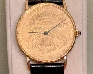Corum 18K Automatic Watch - Available for presale. Please call 774/922-2620.