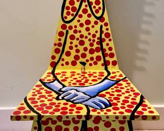 "Mrs. Blum" Artisan Chair, Signed Richard Forano