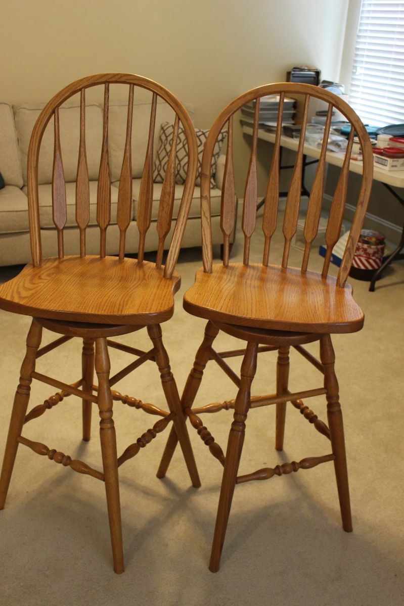 Two bar stool chairs