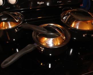 Cooking pots, pans