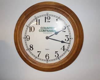 Country Companies clock