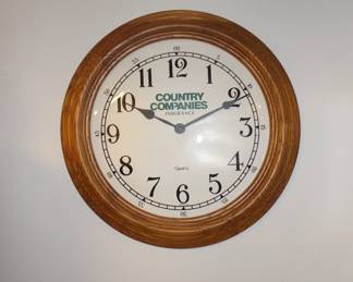 Country Companies advertising clock