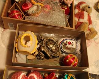 Hand decorated eggs