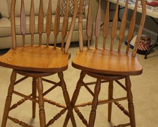 Two bar stool chairs