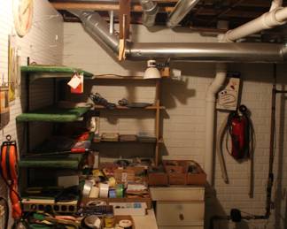 Basement work room