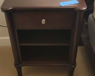 Walter E. Smith nightstand with one drawer and shelf