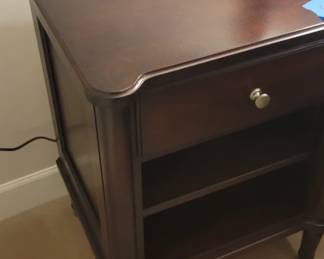 Walter E. Smith nightstand with one drawer and shelf