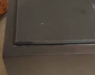 Marble top nightstand, handmade in Colombia, exclusively for today’s custom design, 4 drawer, 18” deep, 30” wide, 31” tall