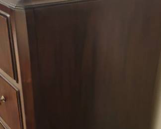 American Drew 8 drawer dresser, solid wood, 46’ wide, 20” deep, 45 ½” tall, heavy