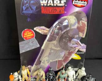 Star Wars Shadows of the Empire Boba Fett’s Slave I , Star Wars Figurines/Accesories , Watch