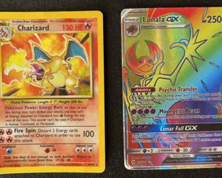 Pokemon Cards Charizard & Lunala