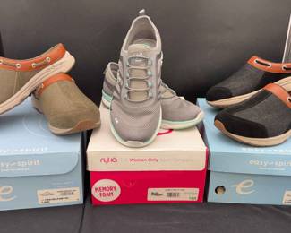 Women’s Slip-On Casual Shoes * Ryka 9W & Easy Spirit 9WW