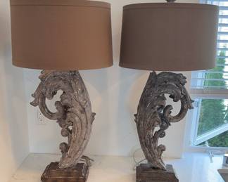 Designer Lamp Pair