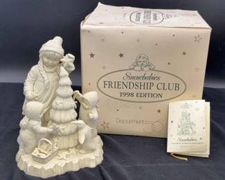 DEPARTMENT 56 Discontinued ‘Snowbabies’ * 1998 Friendship Collection Christmas Decor