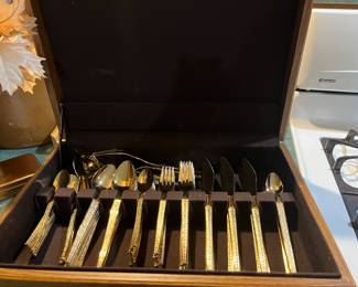 2 sets of flatware
