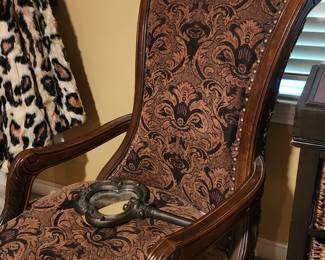 Accent Chair with nail head details