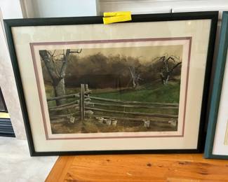 Adolf Sehring signed and numbered print