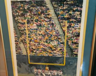 Wayland Moore "Field Goal" signed and numbered print