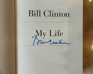 Bill Clinton "My Life" signed copy