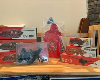 Russian cold war era military toys