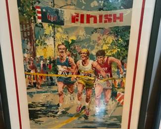 Wayland Moore "Marathon" signed and numbered print