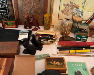 Lots of unique man cave/ office items