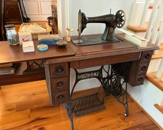 Antique Singer sewing machine