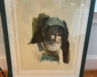 Adolf Sehring "LeRoy" signed and numbered print