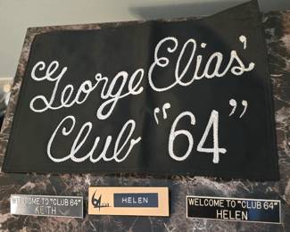 GEORGE ELIAS COUNCIL BLUFFS "64" CLUB ITEMS