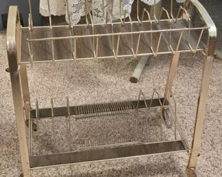 VINTAGE RECORD LP STAND