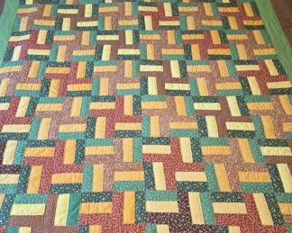 VINTAGE HAND STITCHED QUILT