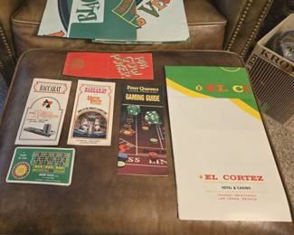 VINTAGE LAS VEGAS CASINO ITEMS