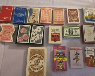 VINTAGE AIRLINE & LAS VEGAS PLAYING CARDS
